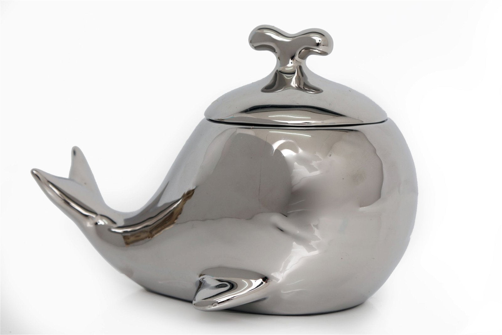 Ceramic Whale Trinket Pot