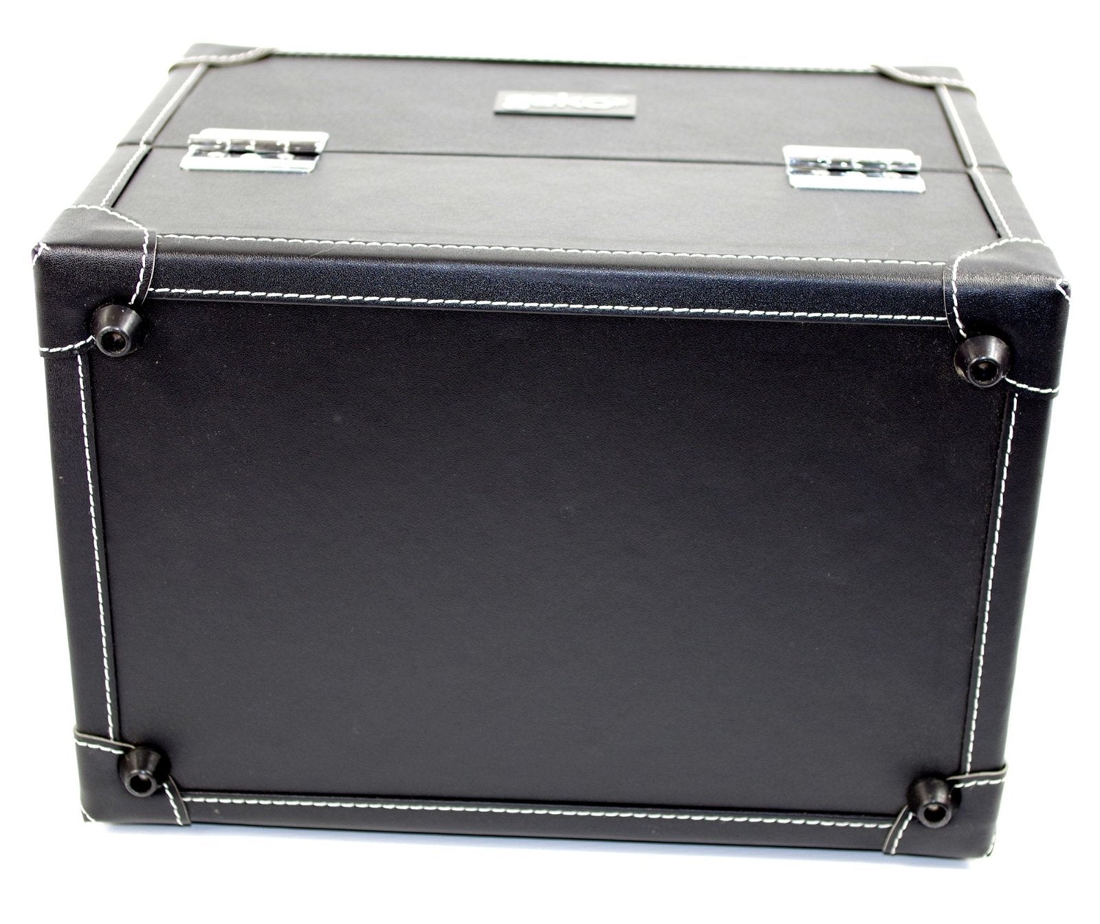 Vanity Case / Makeup Box Box Black Faux Leather