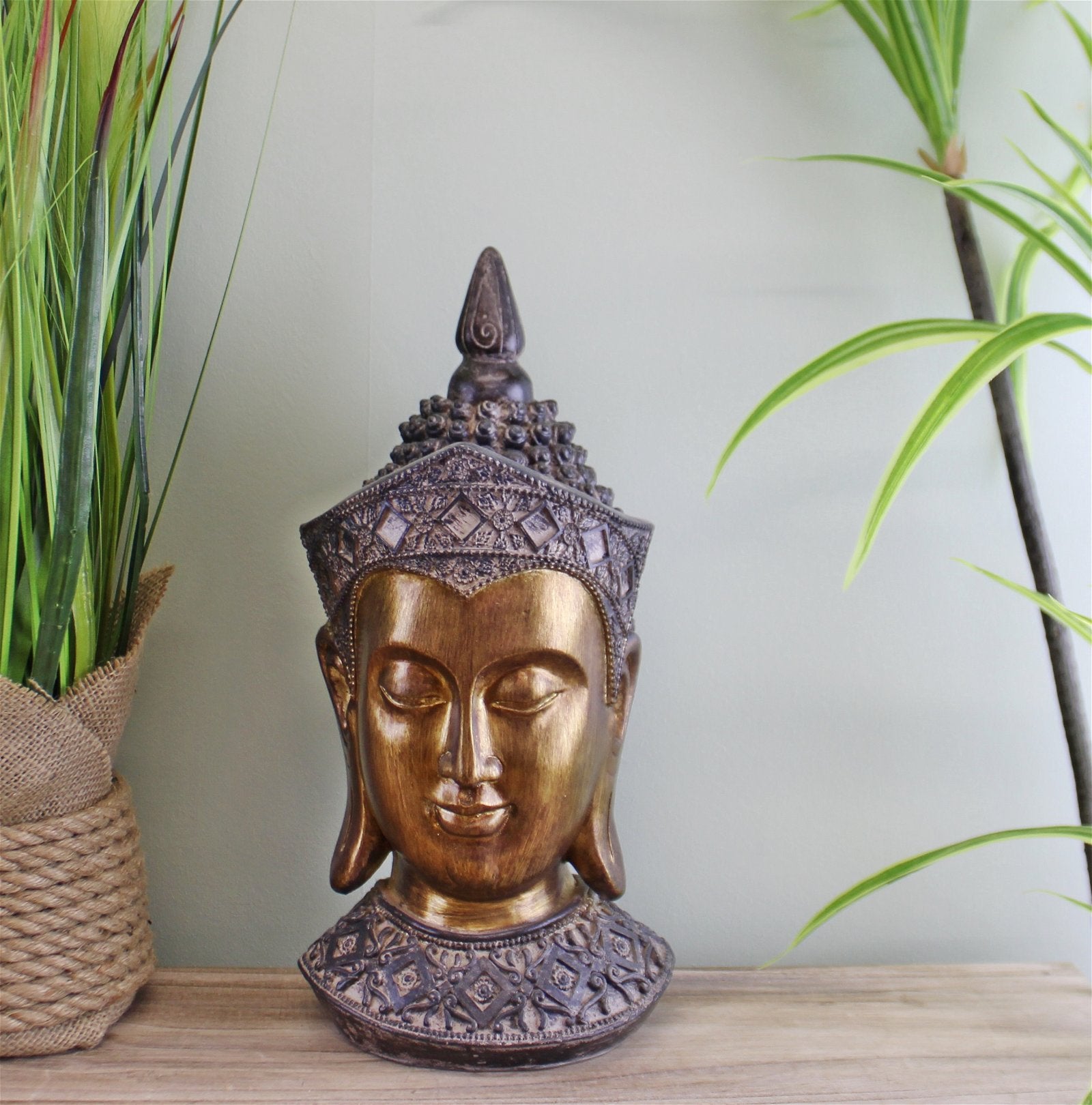 Ornamental Buddha Head, 32 cm