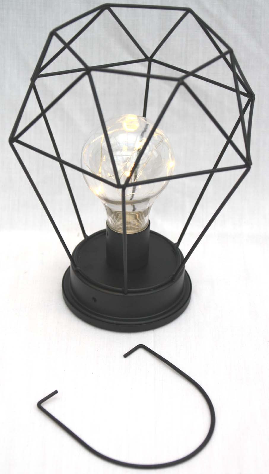 Hanging Black Wire Led Lamp