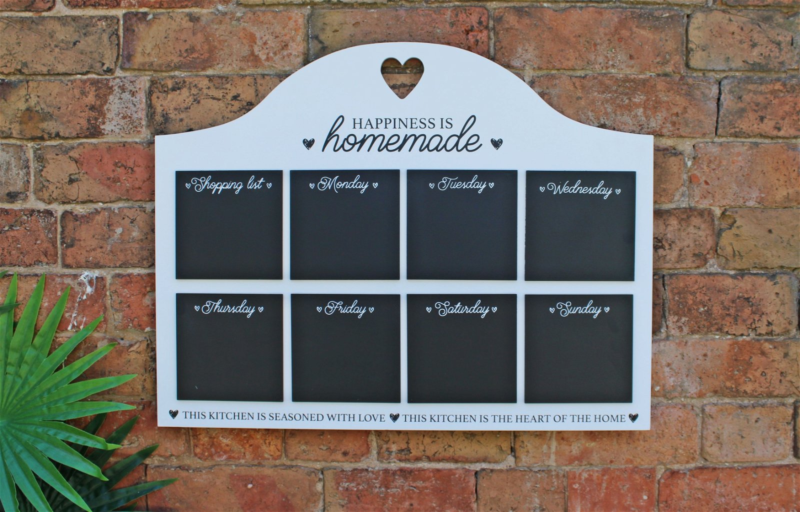 Heart Of The Home Weekly Blackboard Kitchen Planner