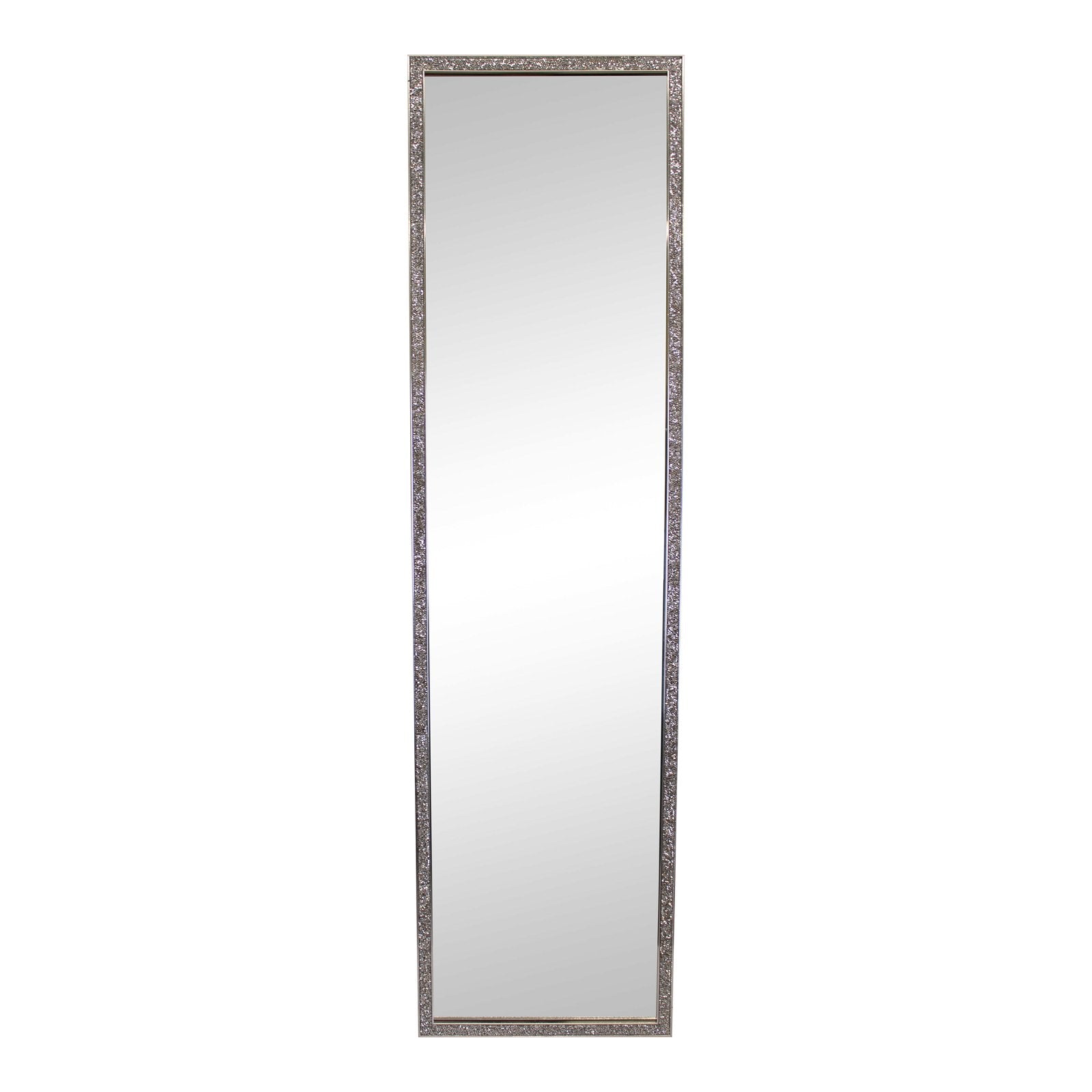 Tall, Slim Jewelled Frame Mirror 125cm