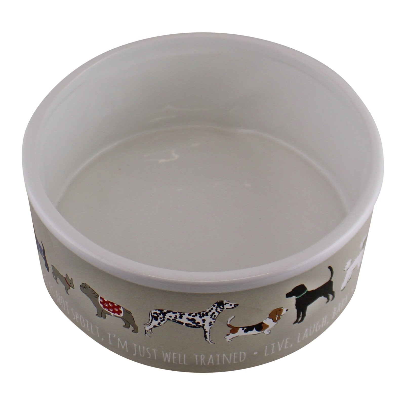 Large Ceramic Dog Bowl, 20cm