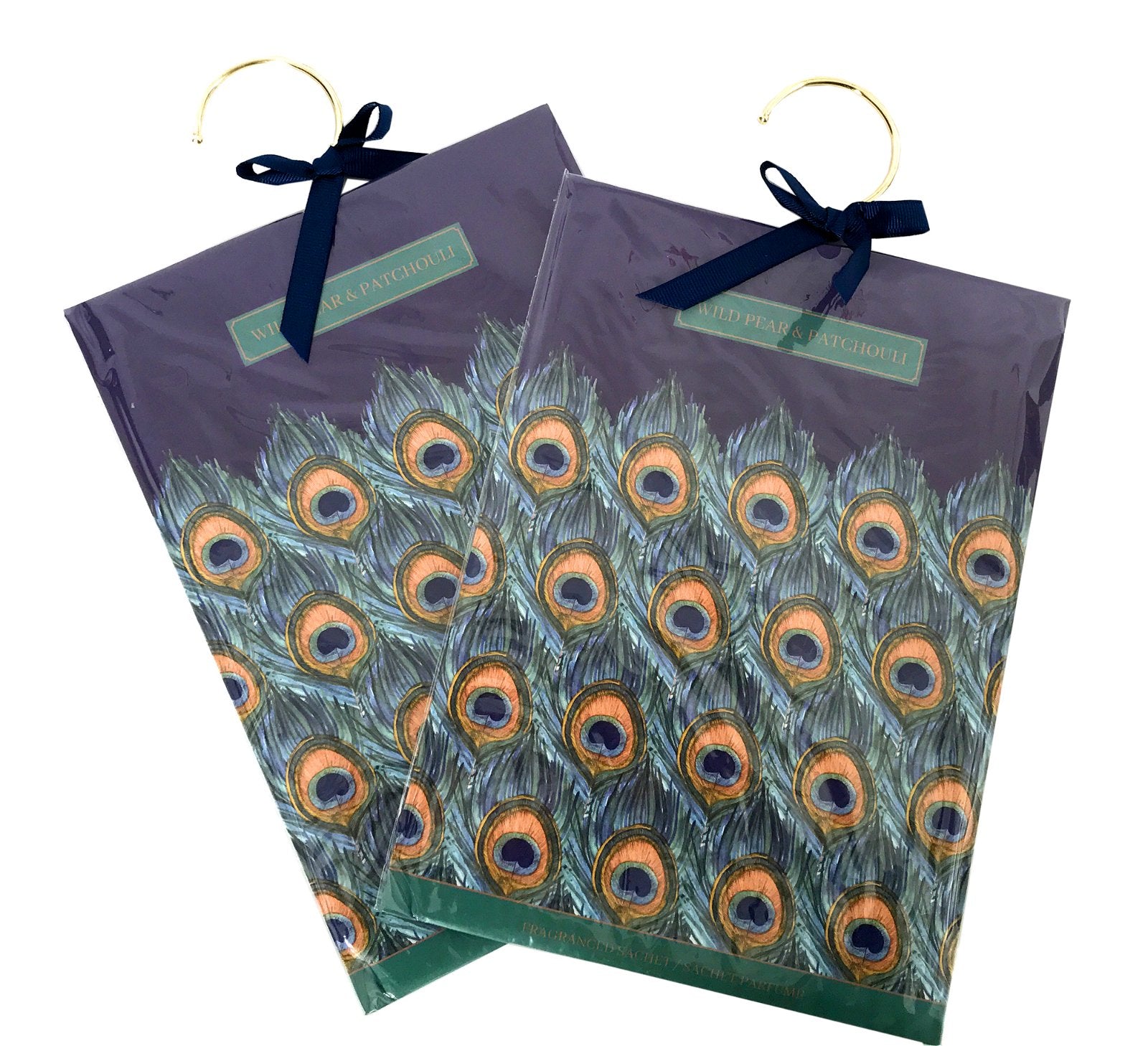 Pair Of Wild Pear & Patchouli Scented Wardrobe Sachet
