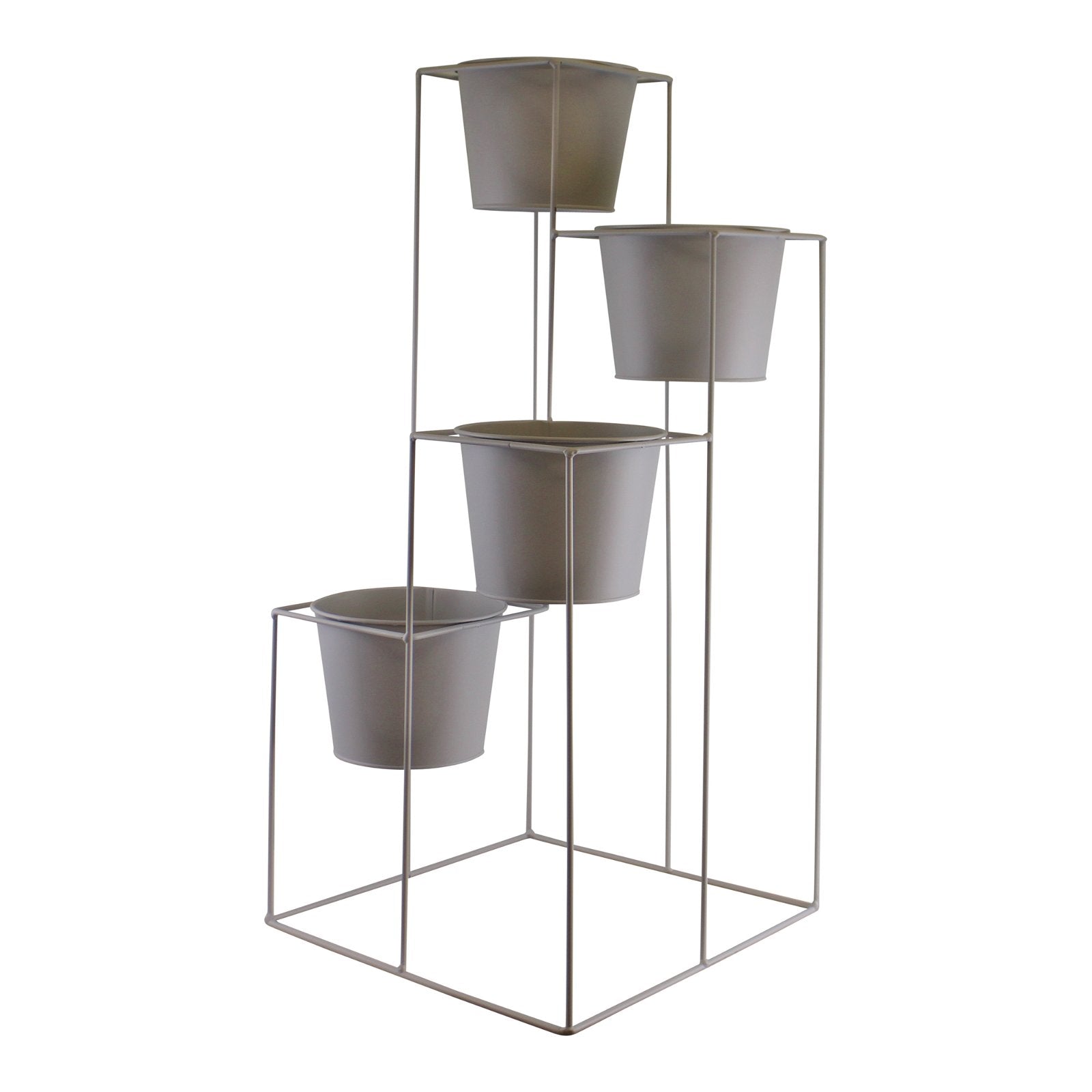 Potting Shed 4 Tier Planter Stand, Grey
