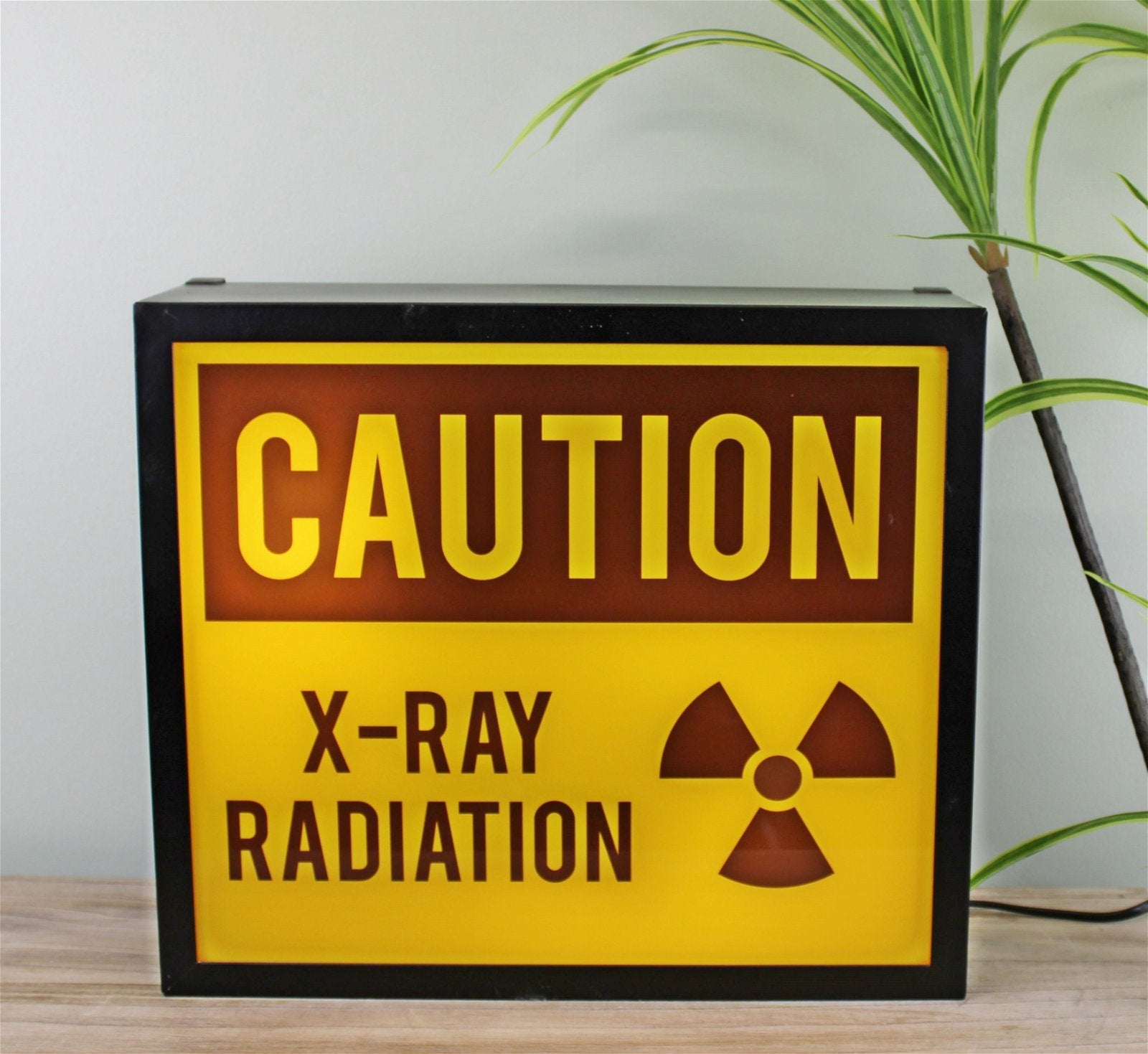 Decorative Lightbox, Caution X-Ray Radiation