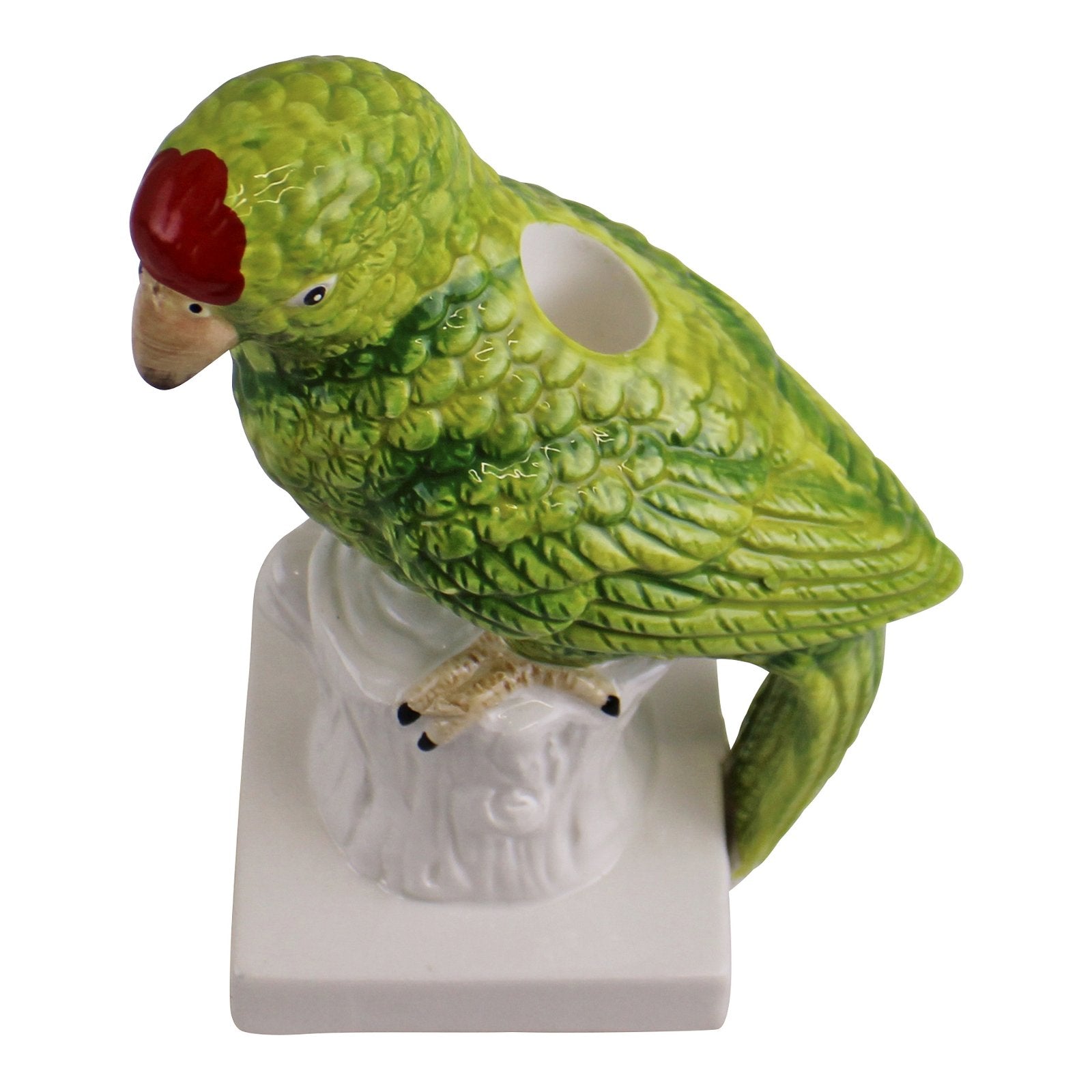 Ceramic Parrot Candle Holder