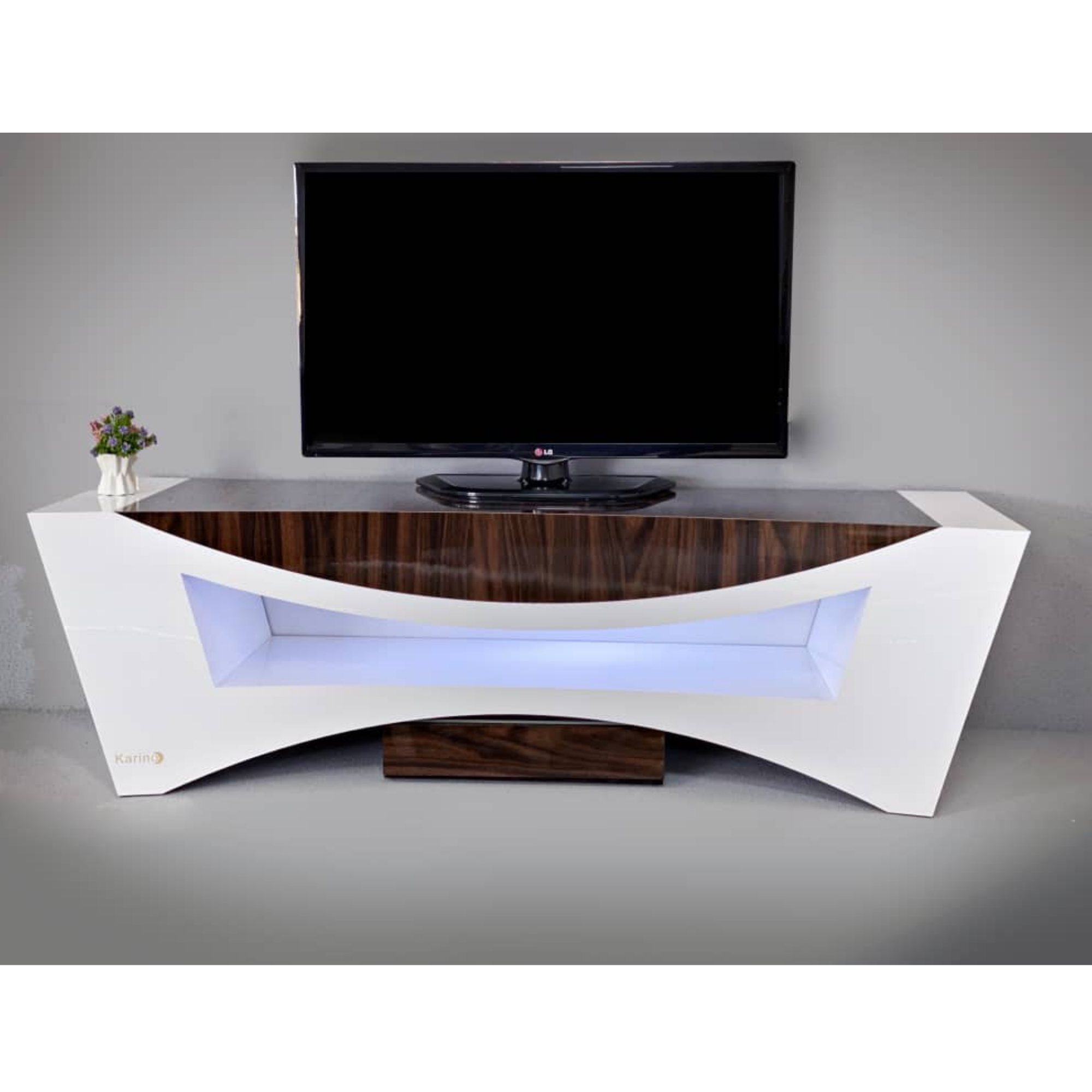 Fully Assembled, TV Stand, TV Unit, TV Console, Mid-Century Modern Entertainment Centre for Flat Screen TV, Cable Box, Gaming Consoles, in Living Room