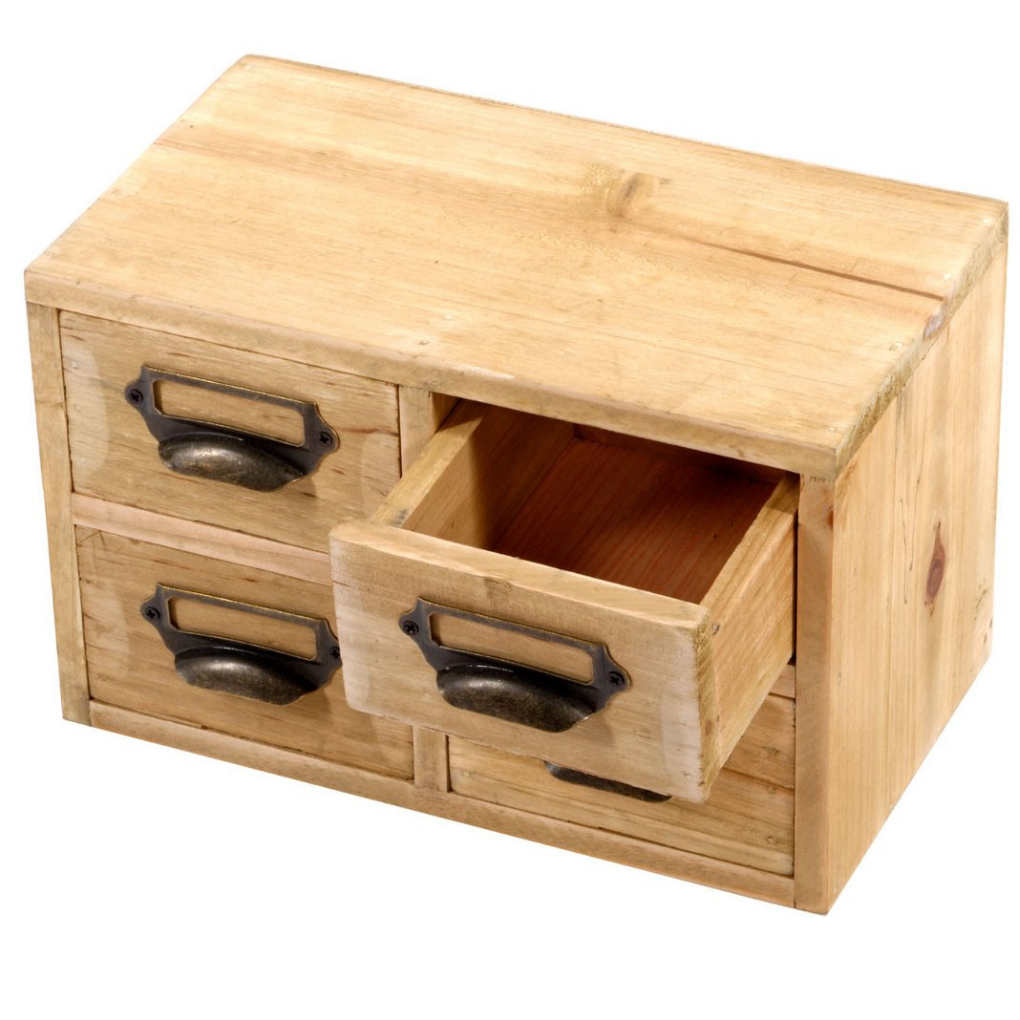 Storage Drawers (4 drawers) 25 x 15 x 16 cm