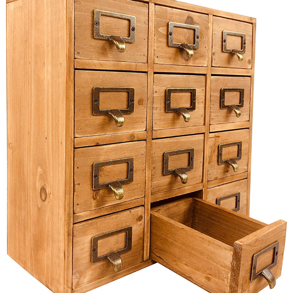 Storage Drawers (12 drawers) 35 x 15 x 34cm