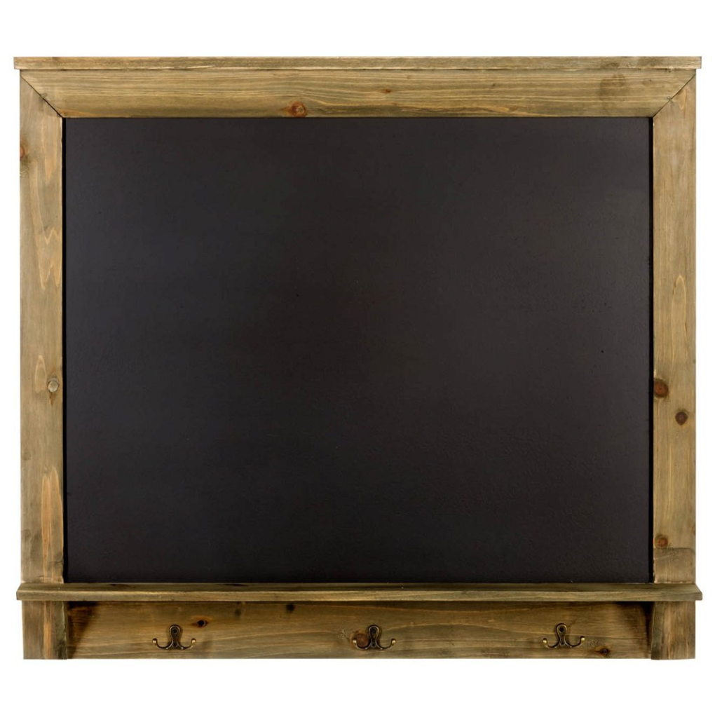 Blackboard with 3 Hooks 79 x 70cm